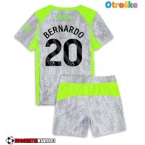 Otroške Nogometnih dresov Manchester City Bernardo Silva #20 Tretji 2025-26 Kratki rokavi (+ hlače)